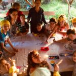 Zdjęcie grupowe, dzieci na wycieczce