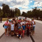 Zdjęcie grupowe, dzieci na wycieczce