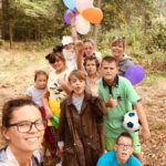 Zdjęcie grupowe, dzieci na wycieczce