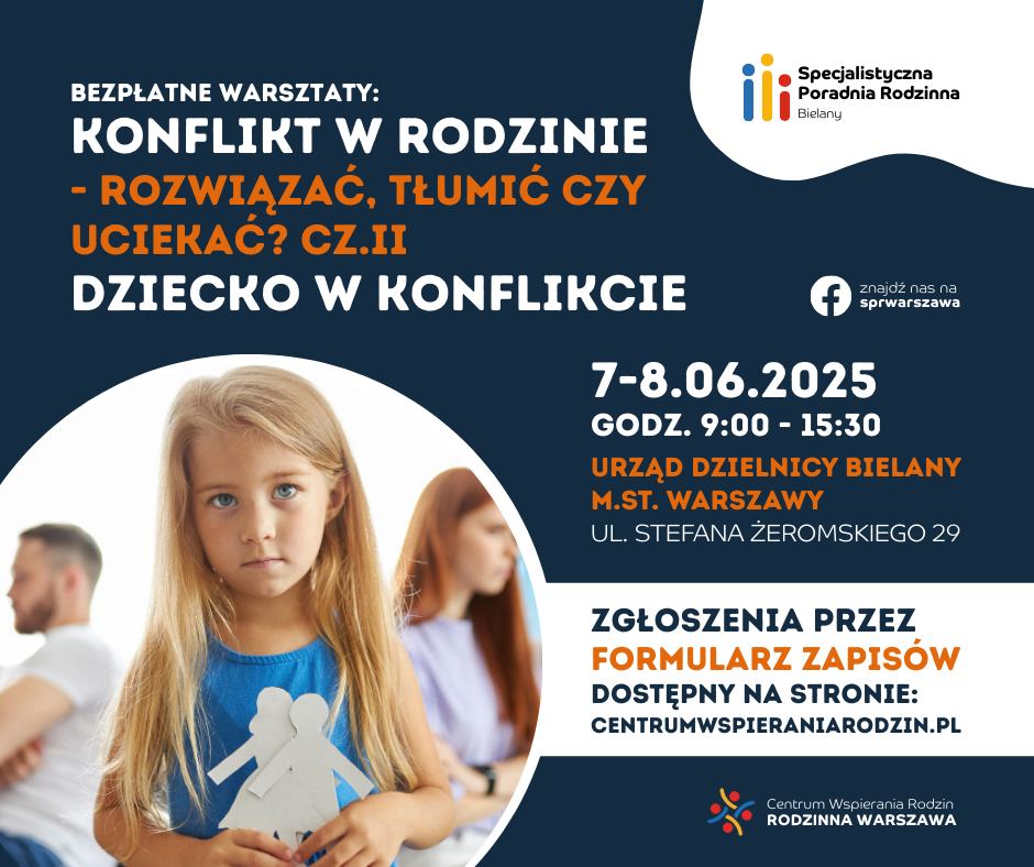 plakat_dziewczynka_trzymająca_rodziców_z_papieru